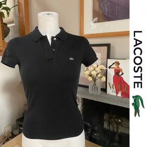 Authentic Lacoste Black Polo